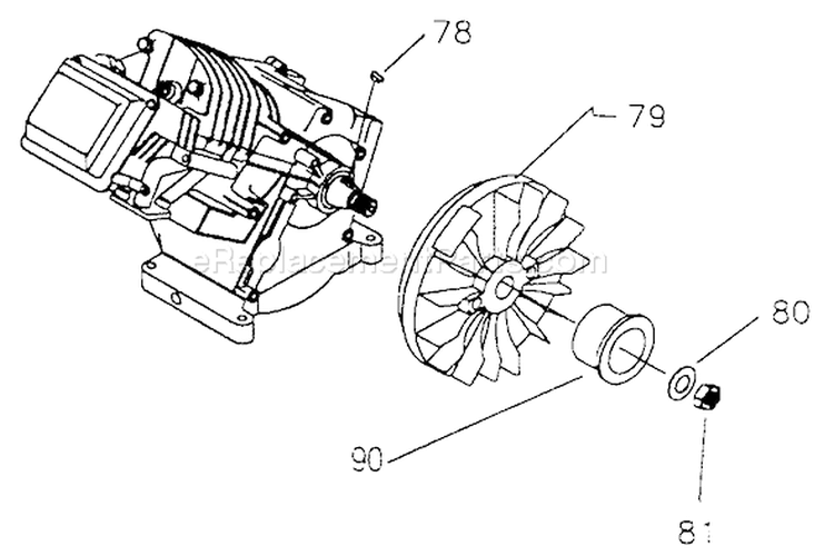 Page C Diagram and Parts List for 0760-0  Briggs and Stratton Pressure Washer